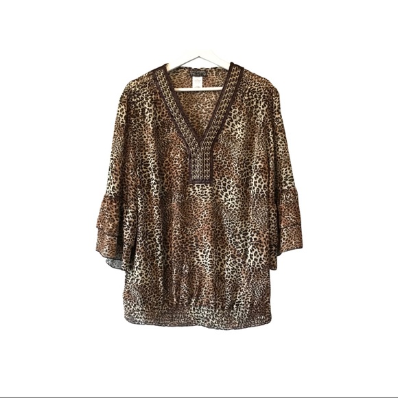 🐆Print Cool Steampunk Top - Picture 3 of 7